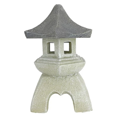 Design Toscano Pagoda Lantern Sculpture: Set Of Two Medium 4 Design Toscano Pagoda Lantern Sculpture: Set Of Two Medium - Image 2