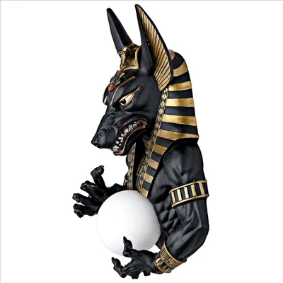 Design Toscano Anubis, Egyptian God Of The Underworld Illuminated Wall Sculpture 9 Design Toscano Anubis, Egyptian God Of The Underworld Illuminated Wall Sculpture - Image 7