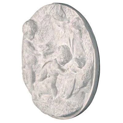 Design Toscano Direct Casting Of The Virgin And Child With The Infant St. John Wall Sculpture 4 Design Toscano Direct Casting Of The Virgin And Child With The Infant St. John Wall Sculpture - Image 2