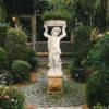 Design Toscano Young Bacchus With Basket Planter Garden Statue: Bacchus Left
