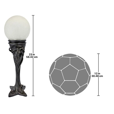 Design Toscano Mistress Odalisque Art Deco Illuminated Sculpture 7 Design Toscano Mistress Odalisque Art Deco Illuminated Sculpture - Image 5