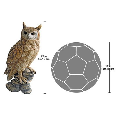 Design Toscano Perching Forest Owl Statue 3 Design Toscano Perching Forest Owl Statue