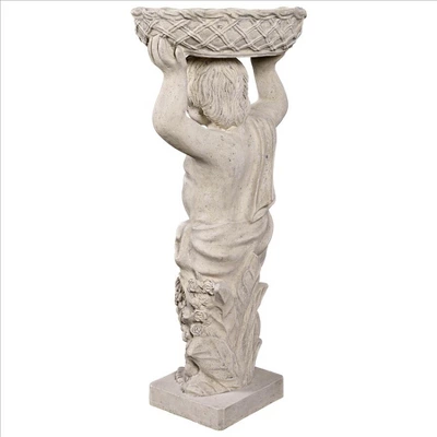 Design Toscano Young Bacchus With Basket Planter Garden Statue: Bacchus Left 6 Design Toscano Young Bacchus With Basket Planter Garden Statue: Bacchus Left - Image 4