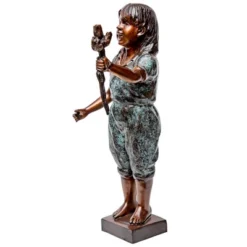 Design Toscano Olivia S Roses, Flower Girl Cast Bronze Garden Statue -Design Toscano GUEST 90a6b10f 7c54 450d 991b 32cd22118513