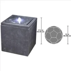 Design Toscano Modern Cube Bubbling Garden Fountain -Design Toscano GUEST 934ba677 d624 46a9 93d5 8f35bb8cb1a6