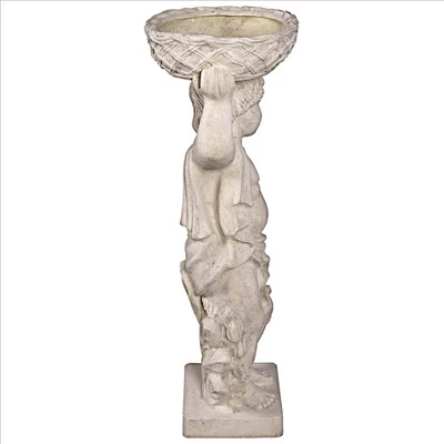 Design Toscano Young Bacchus With Basket Planter Garden Statue: Bacchus Left 9 Design Toscano Young Bacchus With Basket Planter Garden Statue: Bacchus Left - Image 7