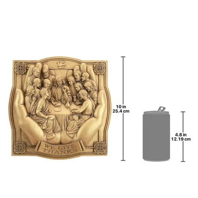 Design Toscano Giving Thanks Lord S Supper Wall Sculpture 4 Design Toscano Giving Thanks Lord S Supper Wall Sculpture - Image 2