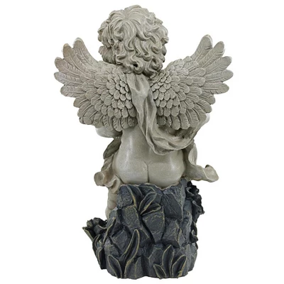 Design Toscano Heavenly Offering Cherub Garden Statue 6 Design Toscano Heavenly Offering Cherub Garden Statue - Image 4