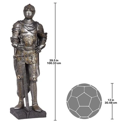 Design Toscano The King's Guard Sculptural Half-Scale Knight Replica 8 Design Toscano The King's Guard Sculptural Half-Scale Knight Replica - Image 6