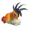 Design Toscano Rooster's Perch Sitting Chicken Statue - Multicolored -Design Toscano GUEST 995cf374 1a34 46de 8101 9f52327c2a32