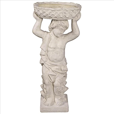 Design Toscano Young Bacchus With Basket Planter Garden Statue: Bacchus Left 11 Design Toscano Young Bacchus With Basket Planter Garden Statue: Bacchus Left - Image 9