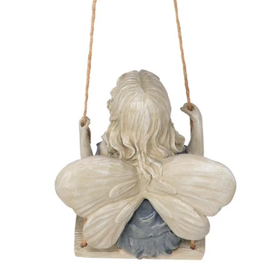 Design Toscano Summertime Fairy On A Swing Statue 6 Design Toscano Summertime Fairy On A Swing Statue - Image 4