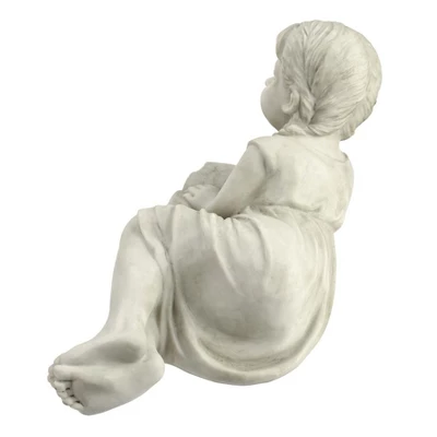 Design Toscano Reading Rebecca Garden Scholar Statues: Set Of Two 5 Design Toscano Reading Rebecca Garden Scholar Statues: Set Of Two - Image 3