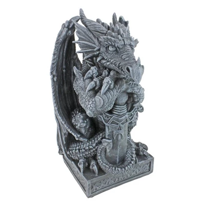 Design Toscano Sword, The Arthurian Dragon Statue 3 Design Toscano Sword, The Arthurian Dragon Statue