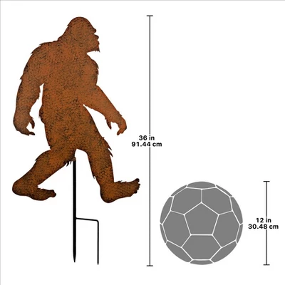 Design Toscano Bigfoot Spotted Metal Silhouette Yeti Garden Stake 9 Design Toscano Bigfoot Spotted Metal Silhouette Yeti Garden Stake - Image 7