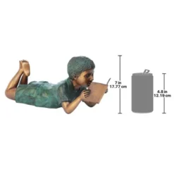 Design Toscano Bookworm Boy, Garden Reader Bronze Statue 10 Design Toscano Bookworm Boy, Garden Reader Bronze Statue -Design Toscano GUEST a203a550 a068 4688 b4dd ed4080214ec7