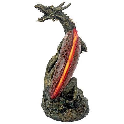 Design Toscano Viper The Serpent Dragon Illuminated Mosaic Glass Sculpture 7 Design Toscano Viper The Serpent Dragon Illuminated Mosaic Glass Sculpture - Image 5