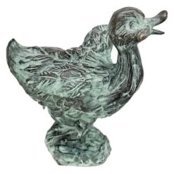 Design Toscano Lindell Pond Bronze Ducks Spitting Garden Statue: Dancing Duck -Design Toscano GUEST a3d05e86 5078 437c 8fd9 20ce266e579e