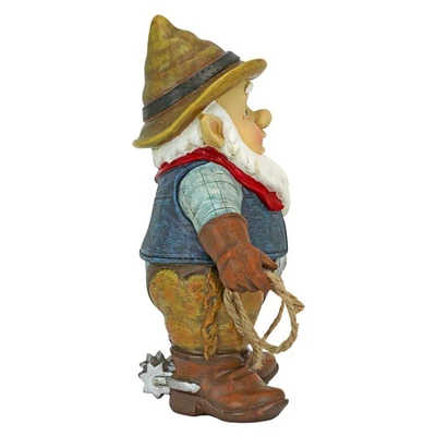 Design Toscano Country Cowboy Klaus Garden Gnome Statue 4 Design Toscano Country Cowboy Klaus Garden Gnome Statue - Image 2