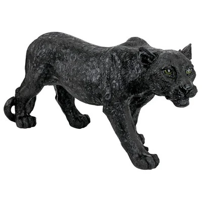 Design Toscano Shadowed Predator Black Panther Statue 3 Design Toscano Shadowed Predator Black Panther Statue