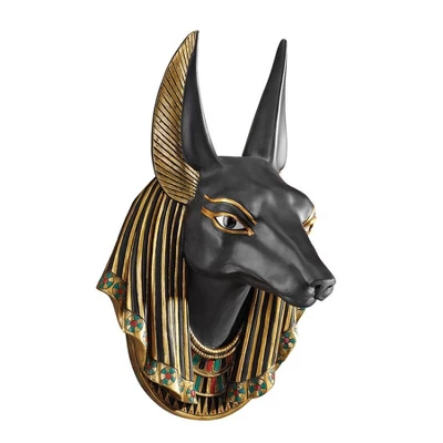 Design Toscano Anubis, The Jackal God Wall Sculpture 3 Design Toscano Anubis, The Jackal God Wall Sculpture