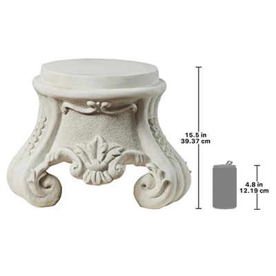 Design Toscano Rococo Sculptural Plinth 6 Design Toscano Rococo Sculptural Plinth - Image 4