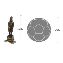 Design Toscano Cigar Store Indian Foundry Iron Folk Art Bank