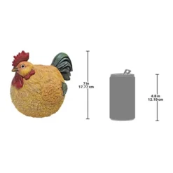Design Toscano Roly-Poly Ball Of Chicken Statue