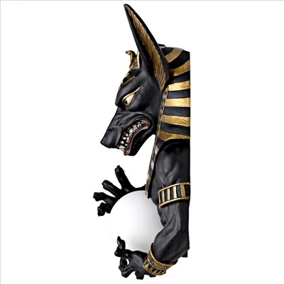 Design Toscano Anubis, Egyptian God Of The Underworld Illuminated Wall Sculpture 8 Design Toscano Anubis, Egyptian God Of The Underworld Illuminated Wall Sculpture - Image 6