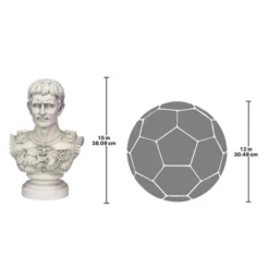 Design Toscano Caesar Primaporta Sculptural Bust -Design Toscano GUEST b1a6a8d3 715f 426d 9e5c d3d769ab8048