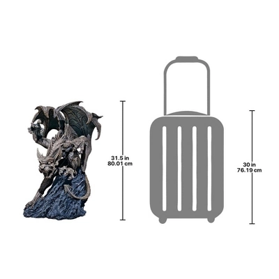 Design Toscano Scatheus, Guardian Of The Shadows Gargoyle Sculpture 3 Design Toscano Scatheus, Guardian Of The Shadows Gargoyle Sculpture