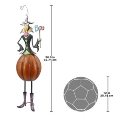 Design Toscano Gloria VanderBoo Metal Witch Bobble Statue -Design Toscano GUEST b374b80e 20bb 4d07 856f e5ef6d19f184