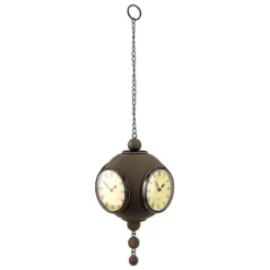 Design Toscano Victorian Grunge Four-Sided Hanging Spherical Clock -Design Toscano GUEST b42d56e0 9768 4825 b160 e4c605b3e085