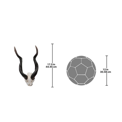 Design Toscano Kudu African Wall Trophy 9 Design Toscano Kudu African Wall Trophy - Image 7