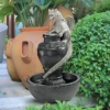 Design Toscano The Viper Dragon Sculptural Fountain - Gray