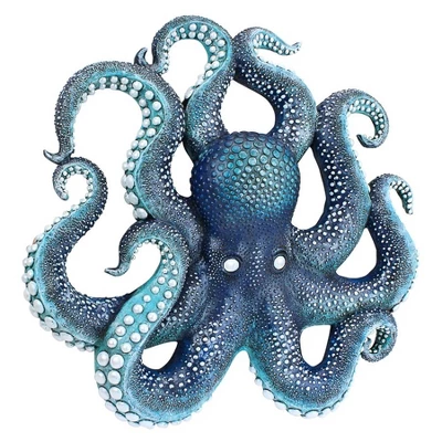 Design Toscano Deadly Blue Octopus Of The Coral Reef Wall Sculpture 4 Design Toscano Deadly Blue Octopus Of The Coral Reef Wall Sculpture - Image 2
