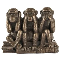 Design Toscano The Hear-No, See-No, Speak-No Evil Monkeys Statue