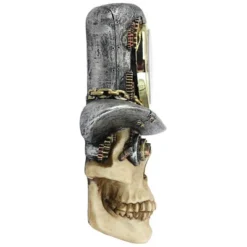 Design Toscano Steampunk Mad Hatter Skull Sculptural Wall Clock -Design Toscano GUEST b62683a5 9c43 4856 835b 28f8ab38c29c