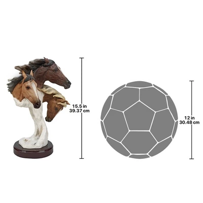 Design Toscano Racing The Wind Wild Horse Statue By Samuel Lightfoot Large 3 Design Toscano Racing The Wind Wild Horse Statue By Samuel Lightfoot Large