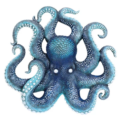 Design Toscano Deadly Blue Octopus Of The Coral Reef Wall Sculpture 3 Design Toscano Deadly Blue Octopus Of The Coral Reef Wall Sculpture