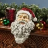 Design Toscano Ho-Ho-Hold It Santa Mantel Stocking Holder Statue, Multi-colored