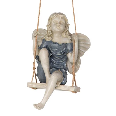 Design Toscano Summertime Fairy On A Swing Statue 4 Design Toscano Summertime Fairy On A Swing Statue - Image 2