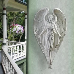 Design Toscano Spiritual Path Angel Wall Sculpture - Off-White