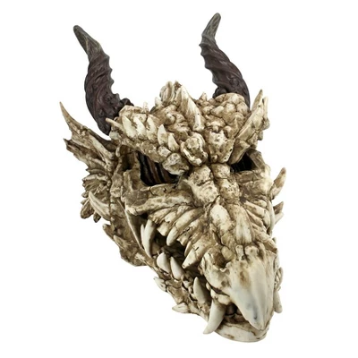 Design Toscano Stoker's Moors Dragon Skull Sculpture: Large 4 Design Toscano Stoker's Moors Dragon Skull Sculpture: Large - Image 2