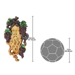Design Toscano God Of The Grape Harvest Wall Sculpture -Design Toscano GUEST be88ea3b 0460 477f 9788 f0f841fae1de