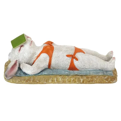 Design Toscano Beach Bunny Soaking Up Some Rays Rabbit Garden Statue 5 Design Toscano Beach Bunny Soaking Up Some Rays Rabbit Garden Statue - Image 3