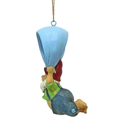 Design Toscano Paavo And His Parachute Adrenaline Junkie Hanging Garden Gnome Statue 3 Design Toscano Paavo And His Parachute Adrenaline Junkie Hanging Garden Gnome Statue