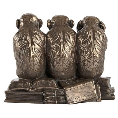 Design Toscano The Hear-No, See-No, Speak-No Evil Monkeys Statue 5 Design Toscano The Hear-No, See-No, Speak-No Evil Monkeys Statue - Image 3