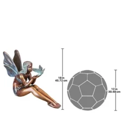 Design Toscano Bird Fairy Cast Bronze Garden Statue: Large 15 Design Toscano Bird Fairy Cast Bronze Garden Statue: Large -Design Toscano GUEST c792752a 18d8 4021 98b1 a121e733f901