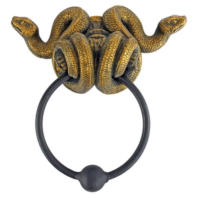 Design Toscano Egyptian Cobra Goddess Towel Ring Wall Sculpture 3 Design Toscano Egyptian Cobra Goddess Towel Ring Wall Sculpture